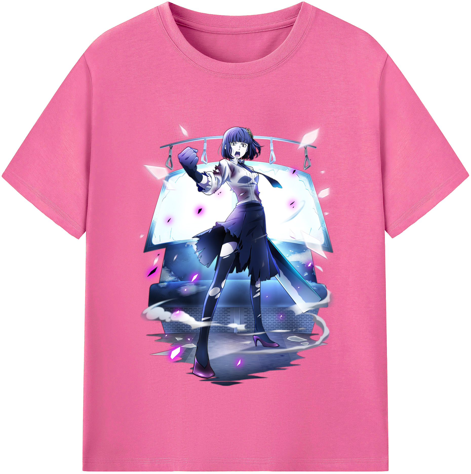 （画像用） 文豪ストレイドッグス Bungo Stray Dogs レディースカジュアルプリントTシャツ（綿100％）
